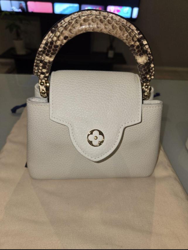 LOUIS VUITTON ルイヴィトン カプシーヌ mini パイソン | ルイヴィトン