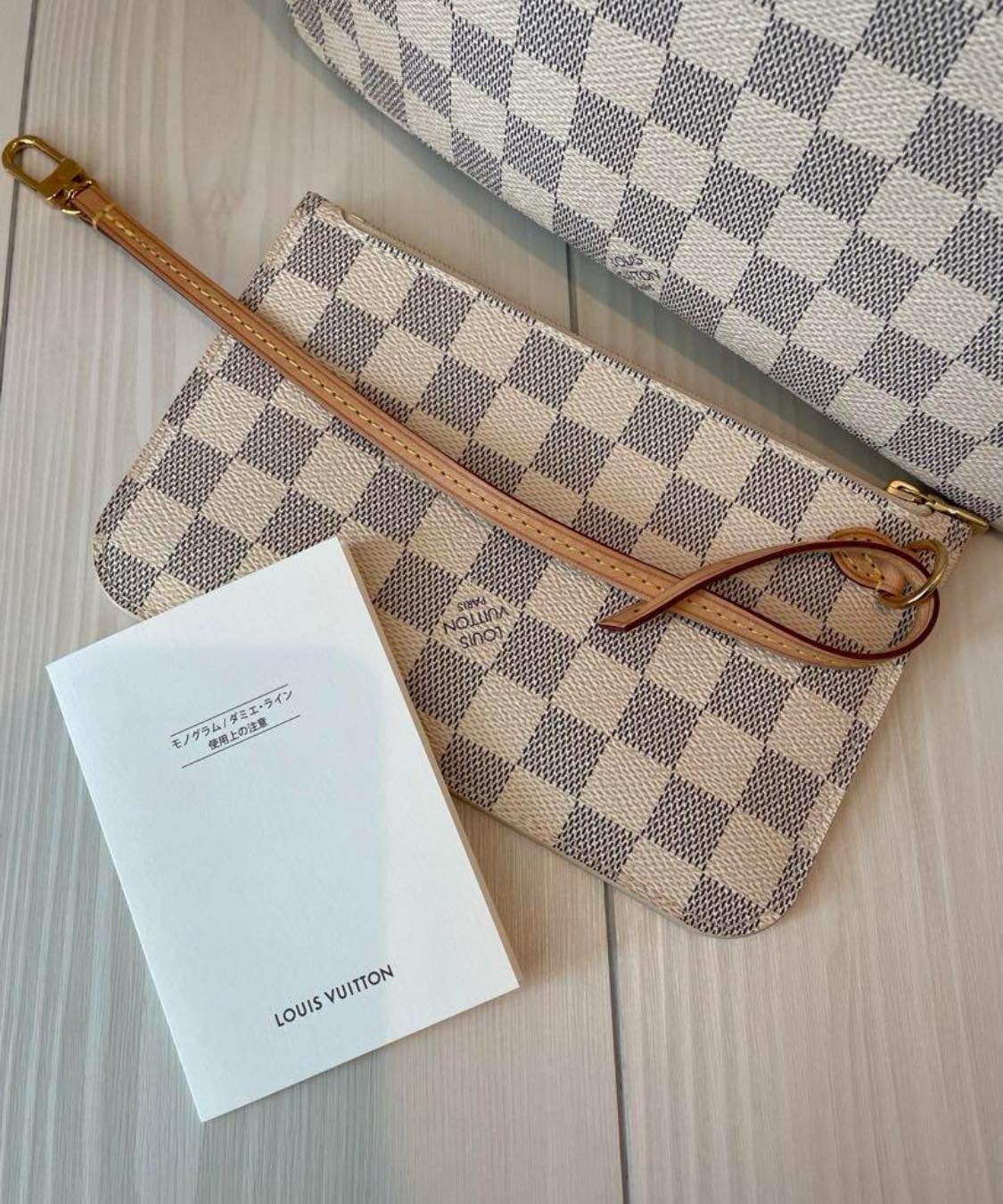 LLOUIS VUITTON ルイヴィトン ダミエ・アズール バッグ ポーチ付きPM