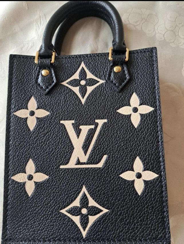 LOUIS VUITTON ルイヴィトン プティット サックプラ バイカラー アン
