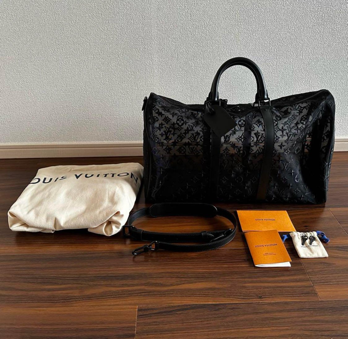LOUIS VUITTON ルイヴィトン キーポル バンドリエール50 モノグラム