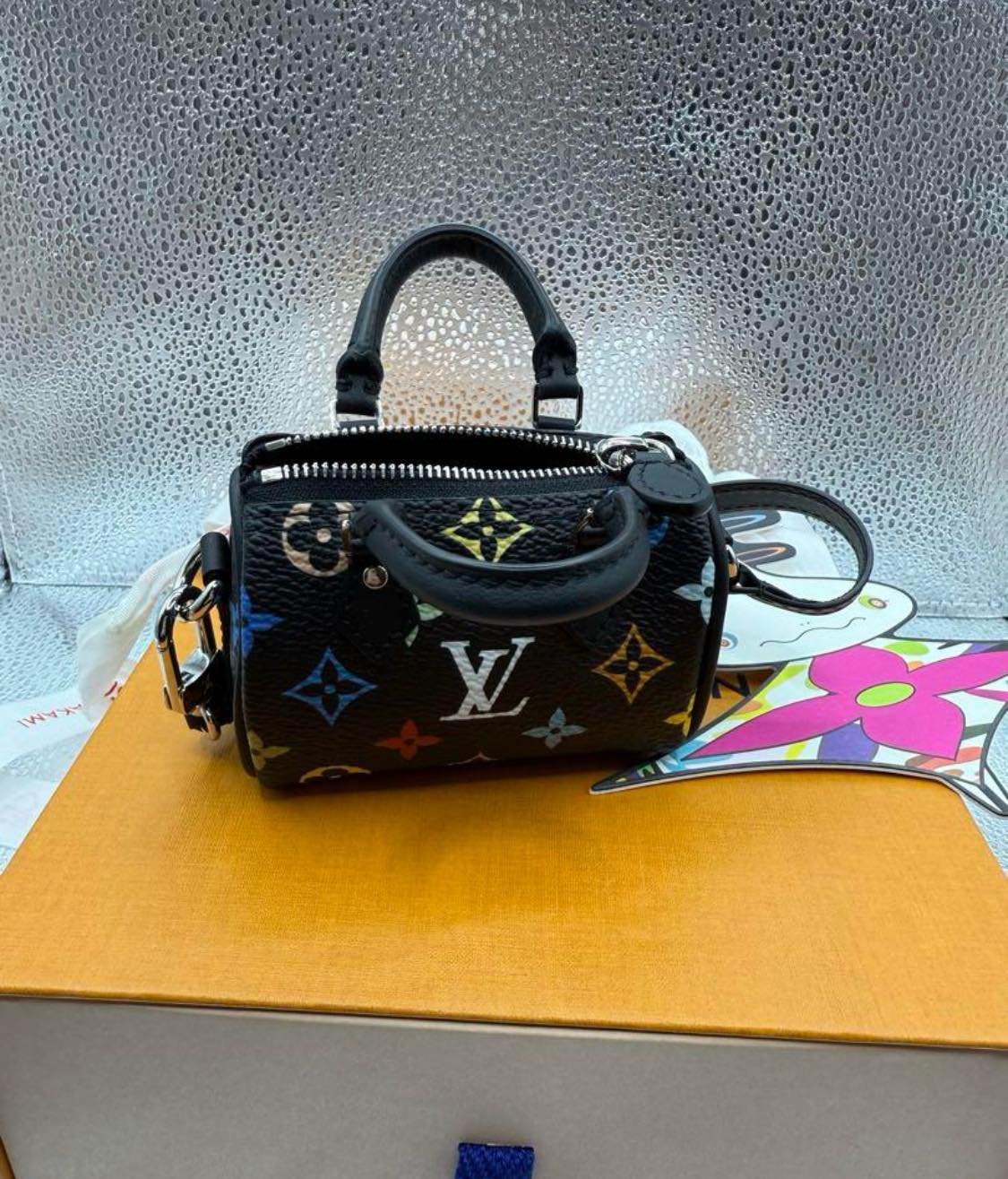 LOUIS VUITTON ルイヴィトン 村上隆 バッグチャーム・マイクロ