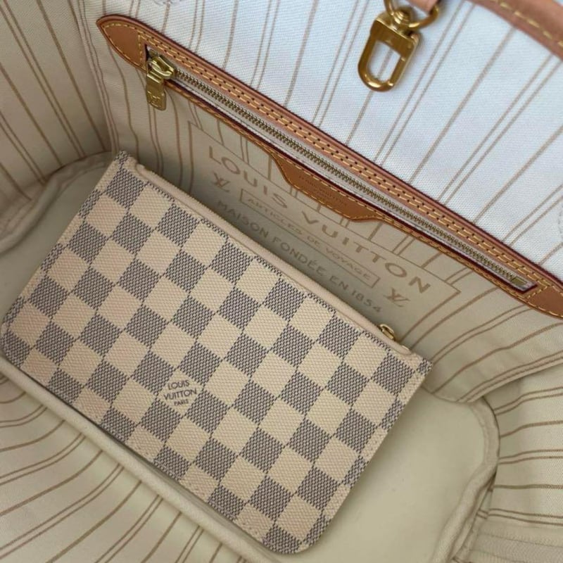 LLOUIS VUITTON ルイヴィトン ダミエ・アズール バッグ ポーチ付きPM