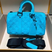 LOUIS VUITTON ルイヴィトン キーポル バンドリエール25 ブルーバッグ