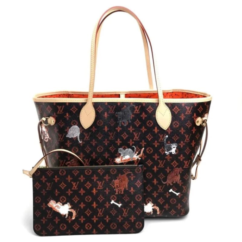 Louis Vuitton キャットグラム　ネヴァーフル トートバッグ LOUIS VUITTON ルイヴィトン ネヴァーフル MM キャットグラム トート