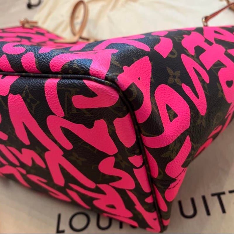LOUIS VUITTON ルイヴィトン グラフィティ ネヴァーフル トートバッグ 