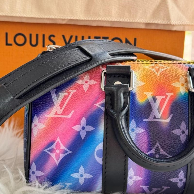 ルイヴィトン LOUIS VUITTON モノグラム フェルト キーポルXS ルイヴィトンキーポル XS LVラバー 14145 ブラウン/ブラック