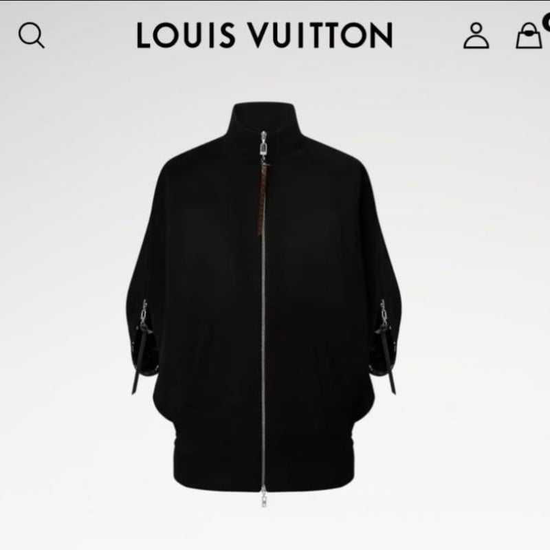 LOUIS VUITTON ルイヴィトン ダブルフェイスバットウィングスリーブ