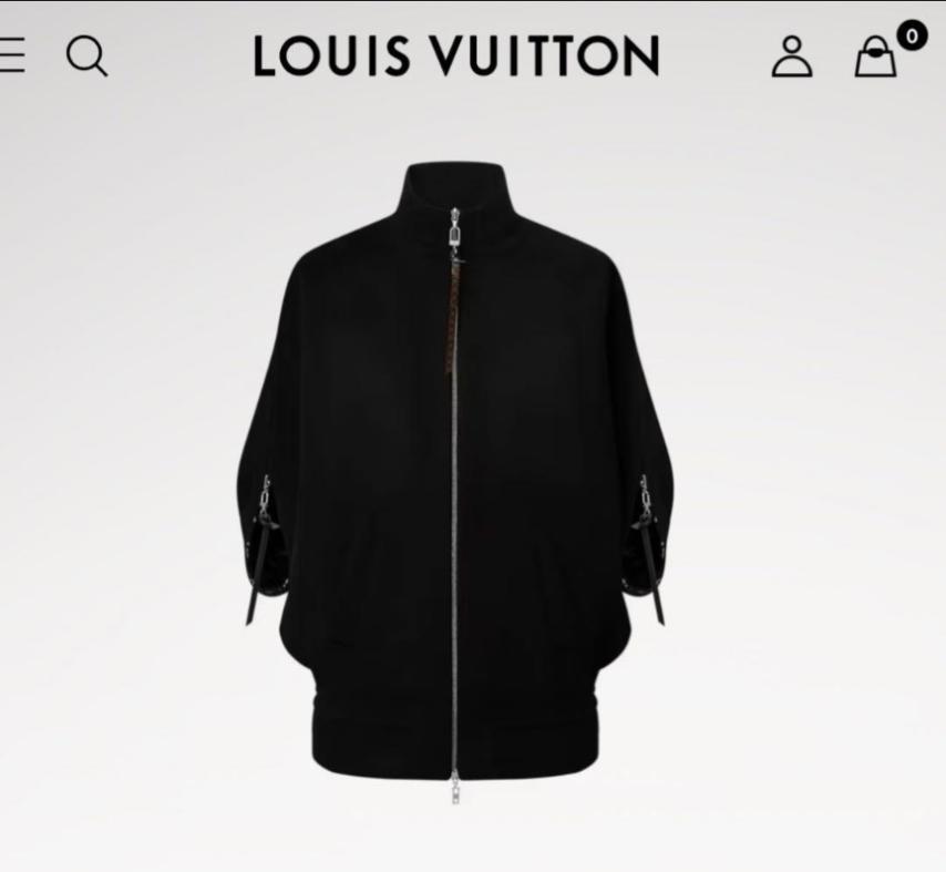 LOUIS VUITTON ルイヴィトン ダブルフェイスバットウィングスリーブ