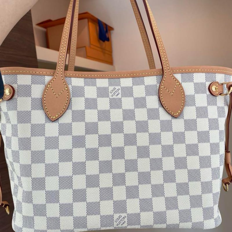 ルイヴィトン  アズールトート　ポーチ付き LLOUIS VUITTON ルイヴィトン ダミエ・アズール バッグ ポーチ付きPM