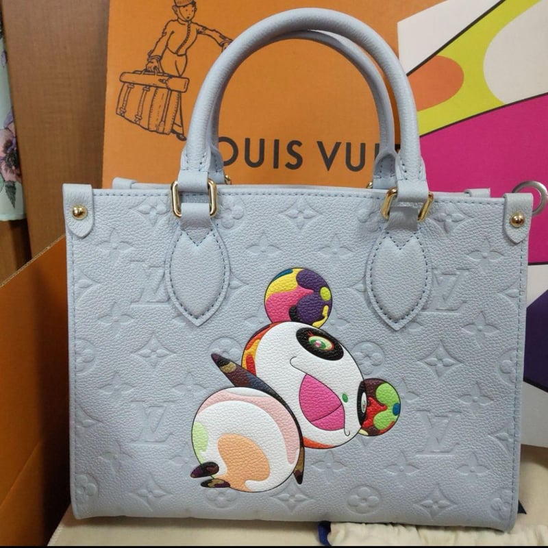 LouisVuittonオンザゴー★ヴィヴィエンヌ★村上隆 LOUIS VUITTON ルイヴィトン × 村上隆コラボ オンザゴー PM | ルイ