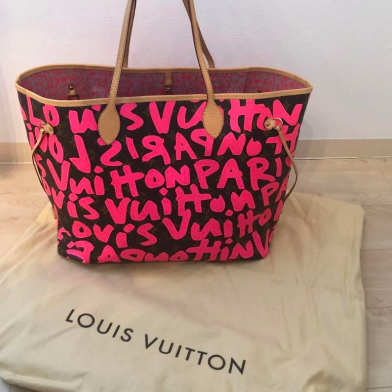 LOUIS VUITTON ルイヴィトン グラフィティ ネヴァーフル トートバッグ