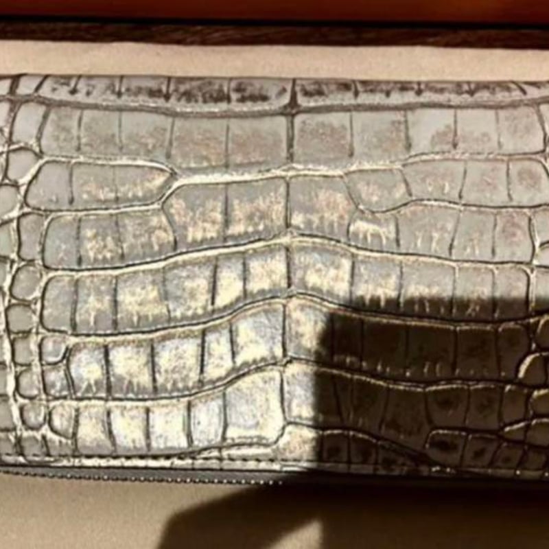 LOUIS VUITTON ラウンドファスナー クロコダイル LOUIS VUITTON（ルイ・ヴィトン） 美品 超豪華 マット クロコダイル