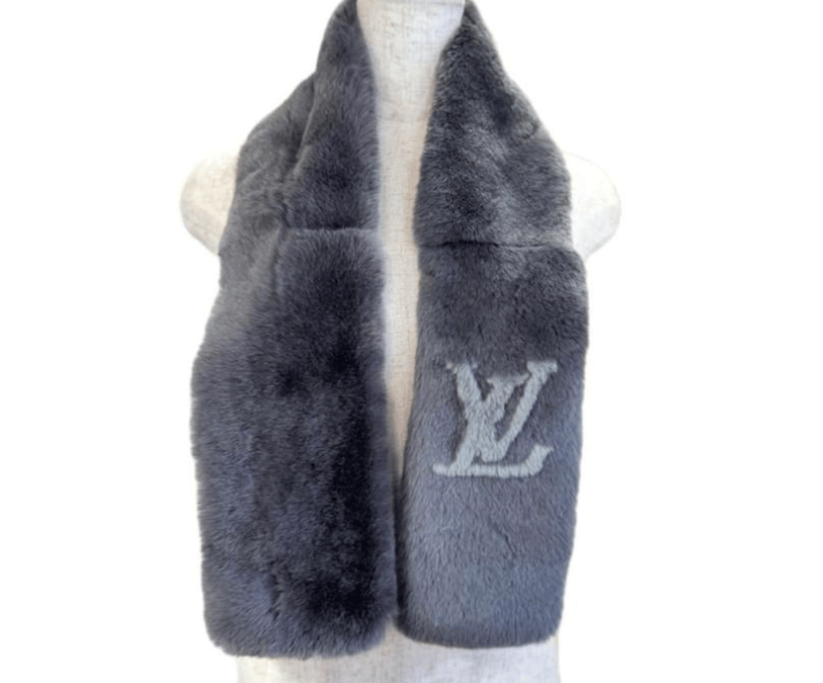 ルイヴィトン　ラパンファー　アナウサギ　エシャルプ　マフラー リアルファー LOUIS VUITTON ルイヴィトン ラパンファー アナウサギ