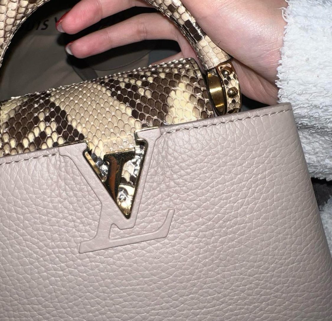 LOUIS VUITTON ルイヴィトン カプシーヌ パイソン Mini | ルイヴィトン