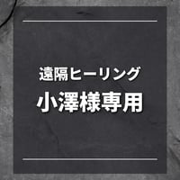 遠隔ヒーリング　小澤様専用