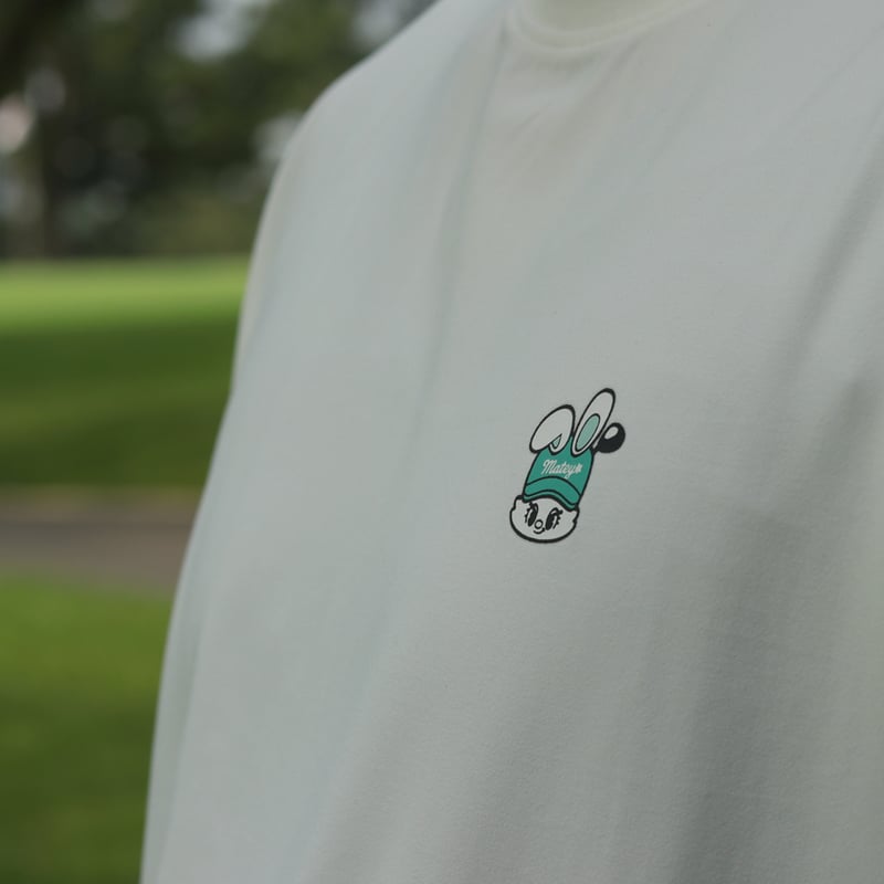 MATEY BUNNY バックプリントTシャツ（ホワイト） | MATEY GOLF
