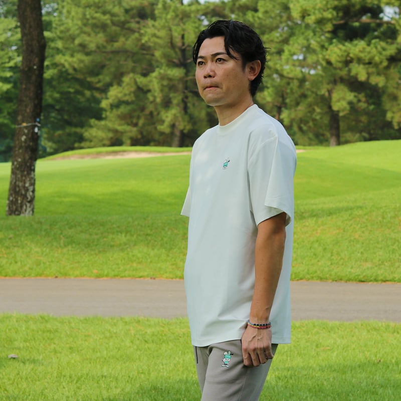 MATEY BUNNY バックプリントTシャツ（ホワイト） | MATEY GOLF