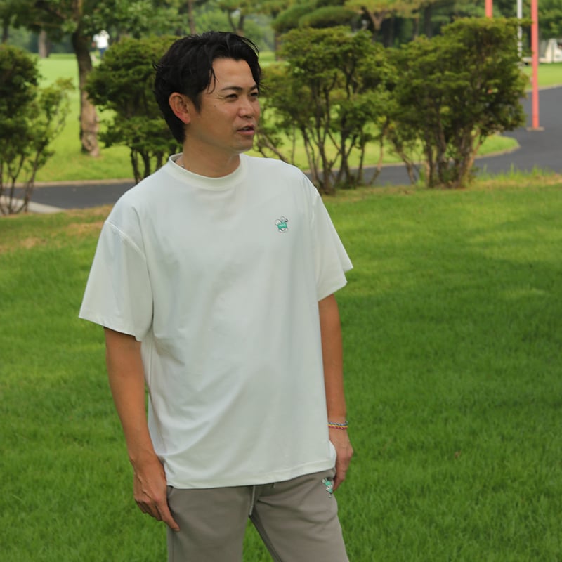 MATEY BUNNY バックプリントTシャツ（ホワイト） | MATEY GOLF