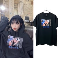 愛のいたみ ブラック Tシャツ