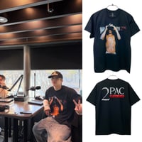 2pac ブラック Tシャツ