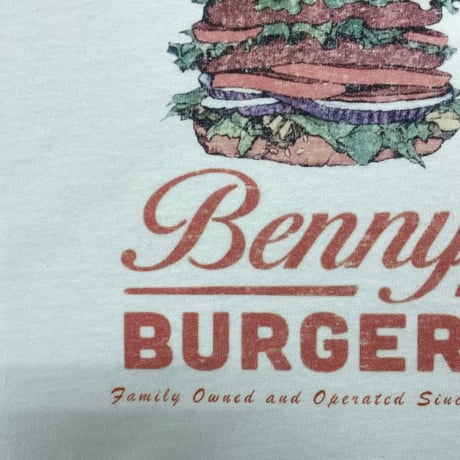 べニーズバーガー Tシャツ ホワイト