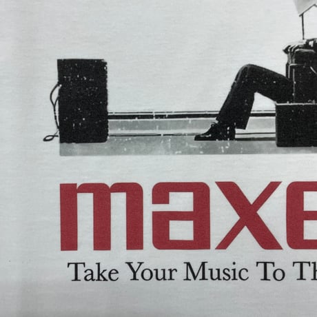maxell ロゴTシャツ