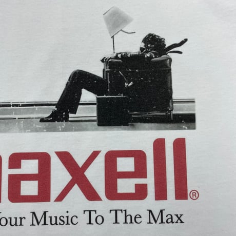 maxell ロゴTシャツ