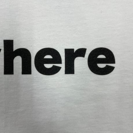 RIDE nowhere Tシャツ 白