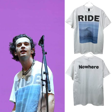 RIDE nowhere Tシャツ 白