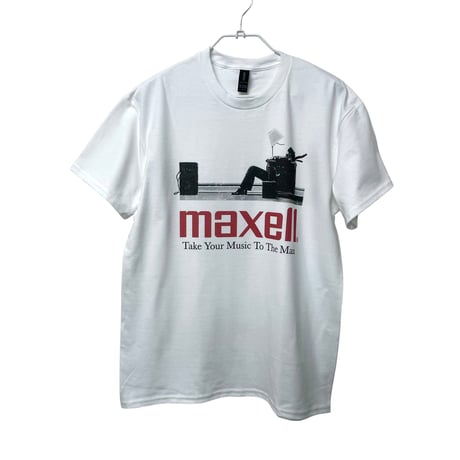 maxell ロゴTシャツ