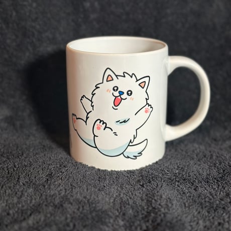 マグカップ（元気なサモエド・金シャチサモエドVer）