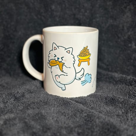 マグカップ（眠いサモエド・手羽先サモエドVer）
