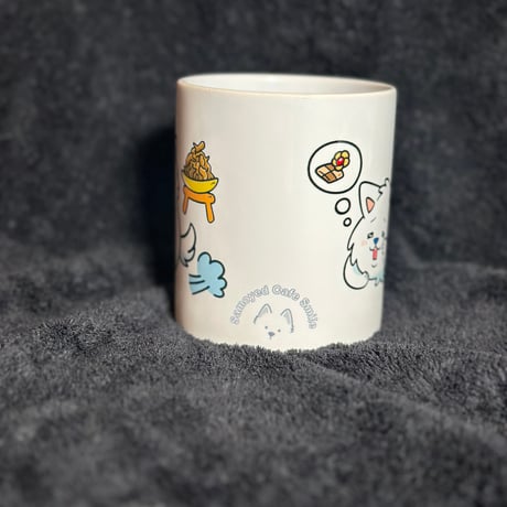 マグカップ（眠いサモエド・手羽先サモエドVer）