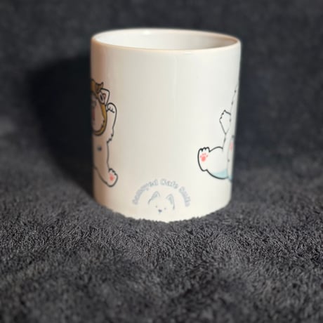 マグカップ（元気なサモエド・金シャチサモエドVer）