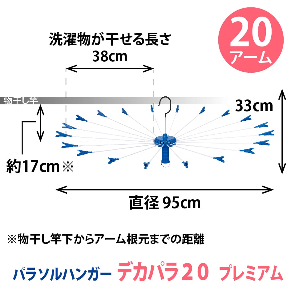 デカパラ20 プレミアム | 洗濯用品 ニシダ