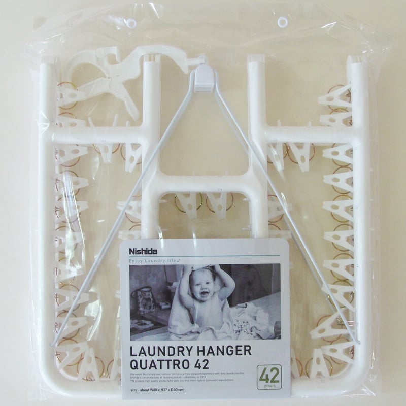 角ハンガー＜プラ42・クワトロ＞プレミアム NST2 | 洗濯用品 ニシダ