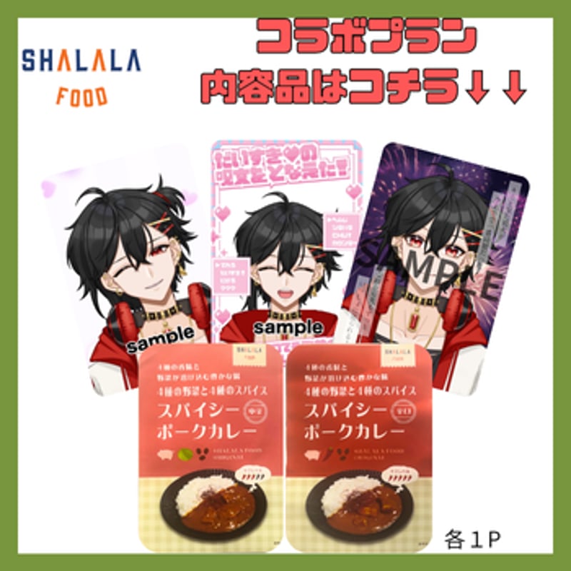 レトルトカレーコラボ「002-紫音-麗」 | 推しVポップアップストア