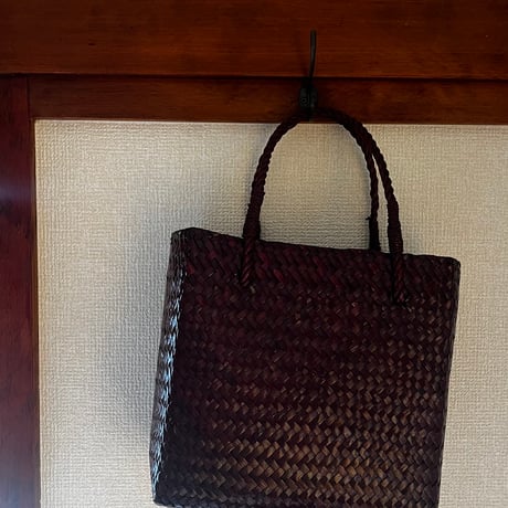 square bag : natural / brown