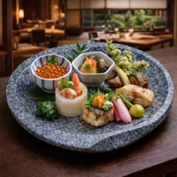 庵治石　お皿