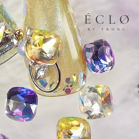 ÉCLØ by TRONC CS-0014 イリデセントストーンミニ(シトリン)