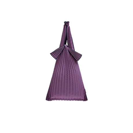 TATE PLEATS ワイン　リサイクルポリエステル L/S