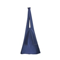 TATE PLEATS ネイビー　リサイクルポリエステル L/S