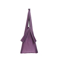 TATE PLEATS ワイン　リサイクルポリエステル L/S