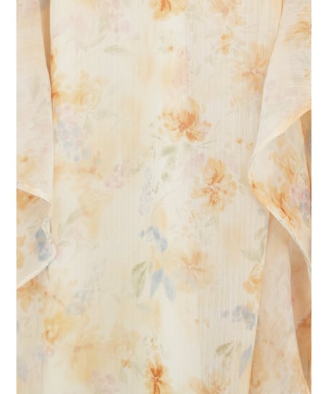 ホルターネック/バストカット/ビジューチェーン/フラワー/ワンピース/フレア/ロングドレス/キャバドレス【ANGEL R エンジェルアール】[AR26339]
