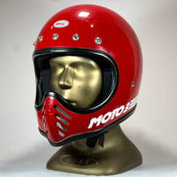 70s Bell Moto 3 Red S shell Original Paint