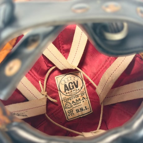 Early 60s Agv Valenza S shell Original Paint
