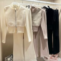 ファーセットアップ/裏起毛