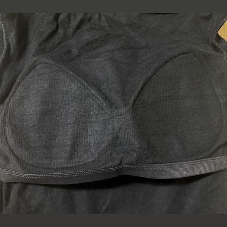 カップ内蔵ショルダーカットロンT