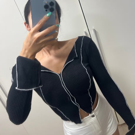 Ein ロングニットティー