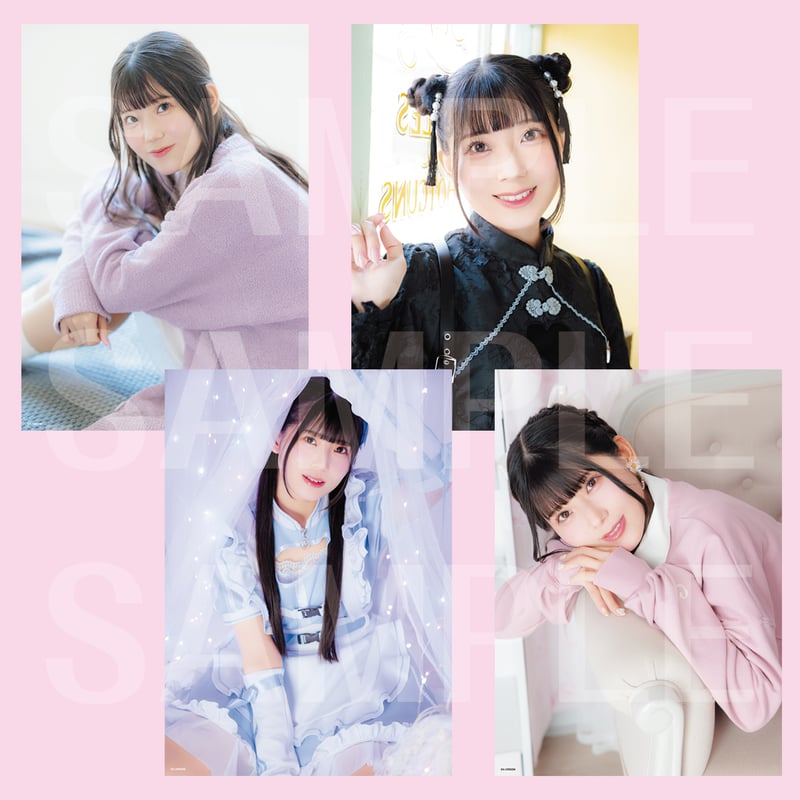 飯田ヒカル　BIGタペストリー　狼と4人の赤ずきん 飯田ヒカル 狼と4人の赤ずきん クリアカード 4種セット